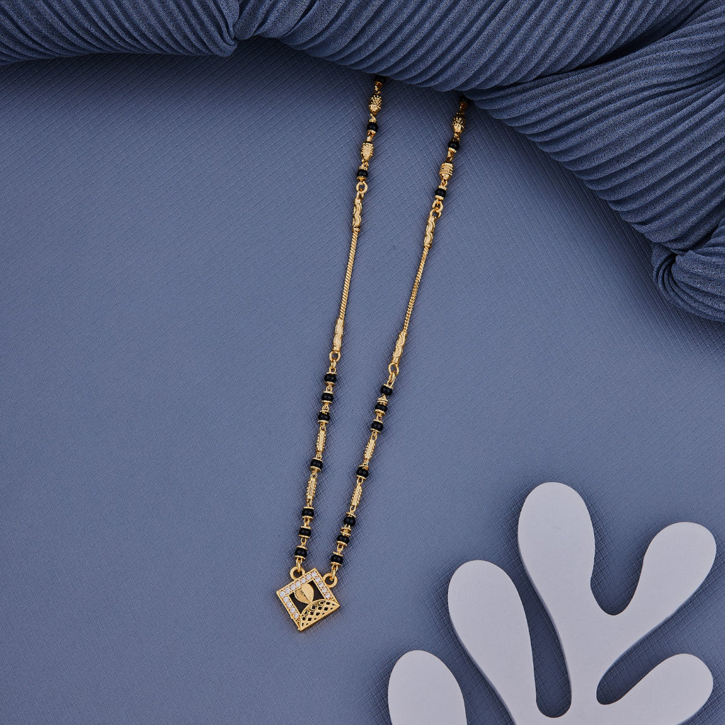 Swara 18K Gold Tone Plated Mangalsutra