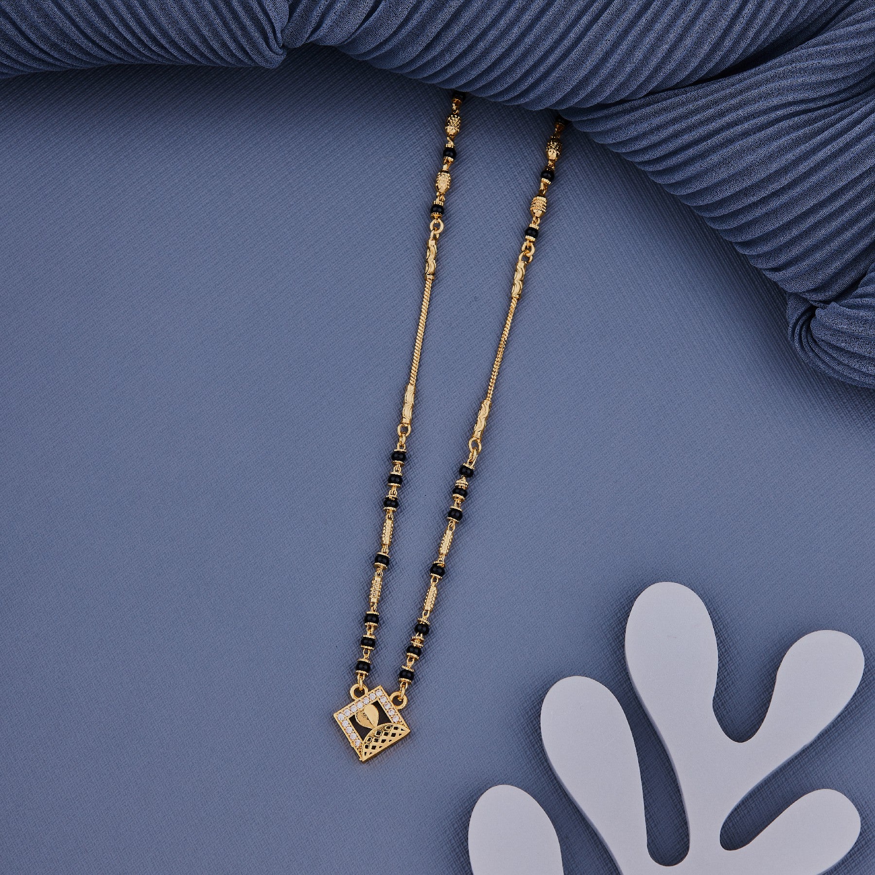 Swara 18K Gold Tone Plated Mangalsutra