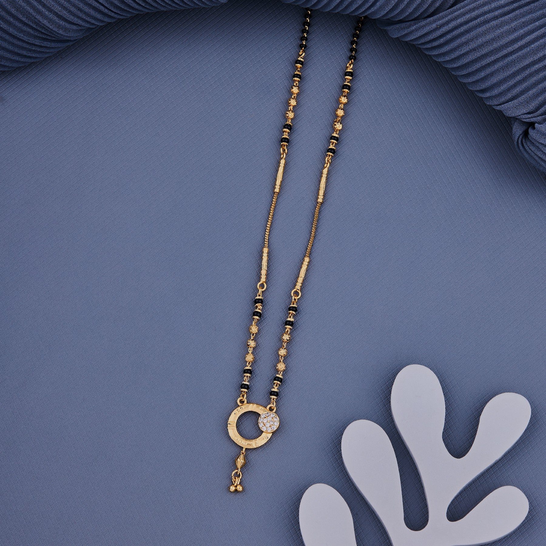High Gold Pleated Daily Wear Mangalsutra | Premium Quality