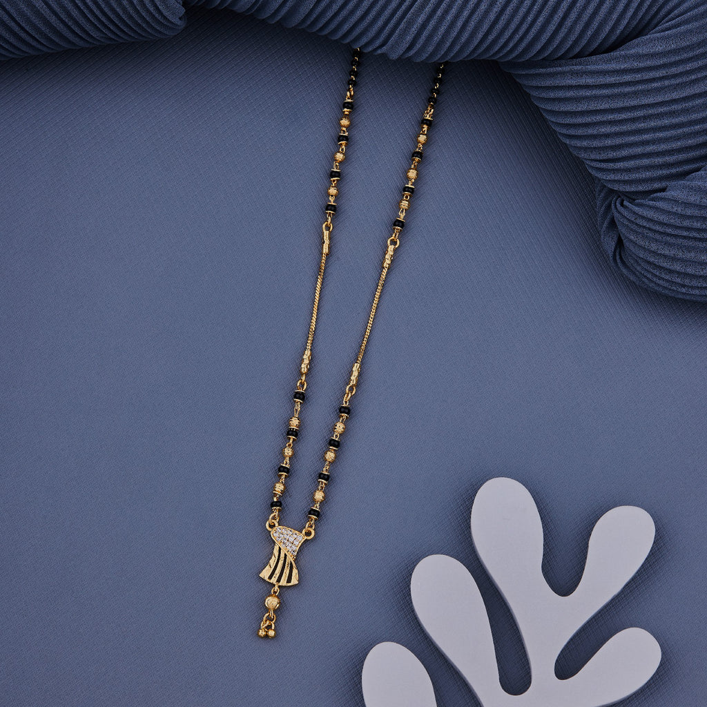 1 Gram Gold Plated Ziora Jewel Mangalsutra