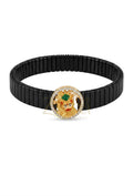 Hanuman Ji Black Stretch Bracelet for Men & Women