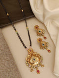 Rajwadi Morika Floral Filigree Mangalsutra Set