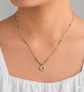 Traditional Gold Brass Mangalsutra with Beautiful Gold Pendant