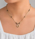 Traditional Gold Brass Mangalsutra with Beautiful Gold Pendant