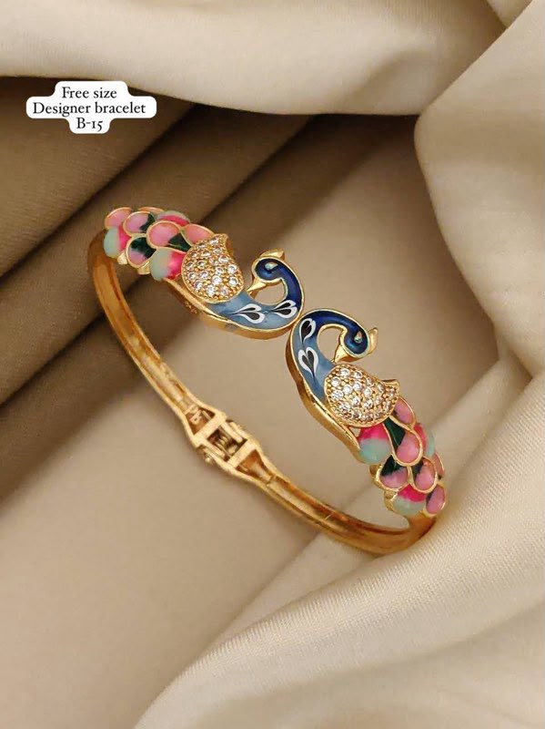 Meenakari CZ Openable Free Size Bangle