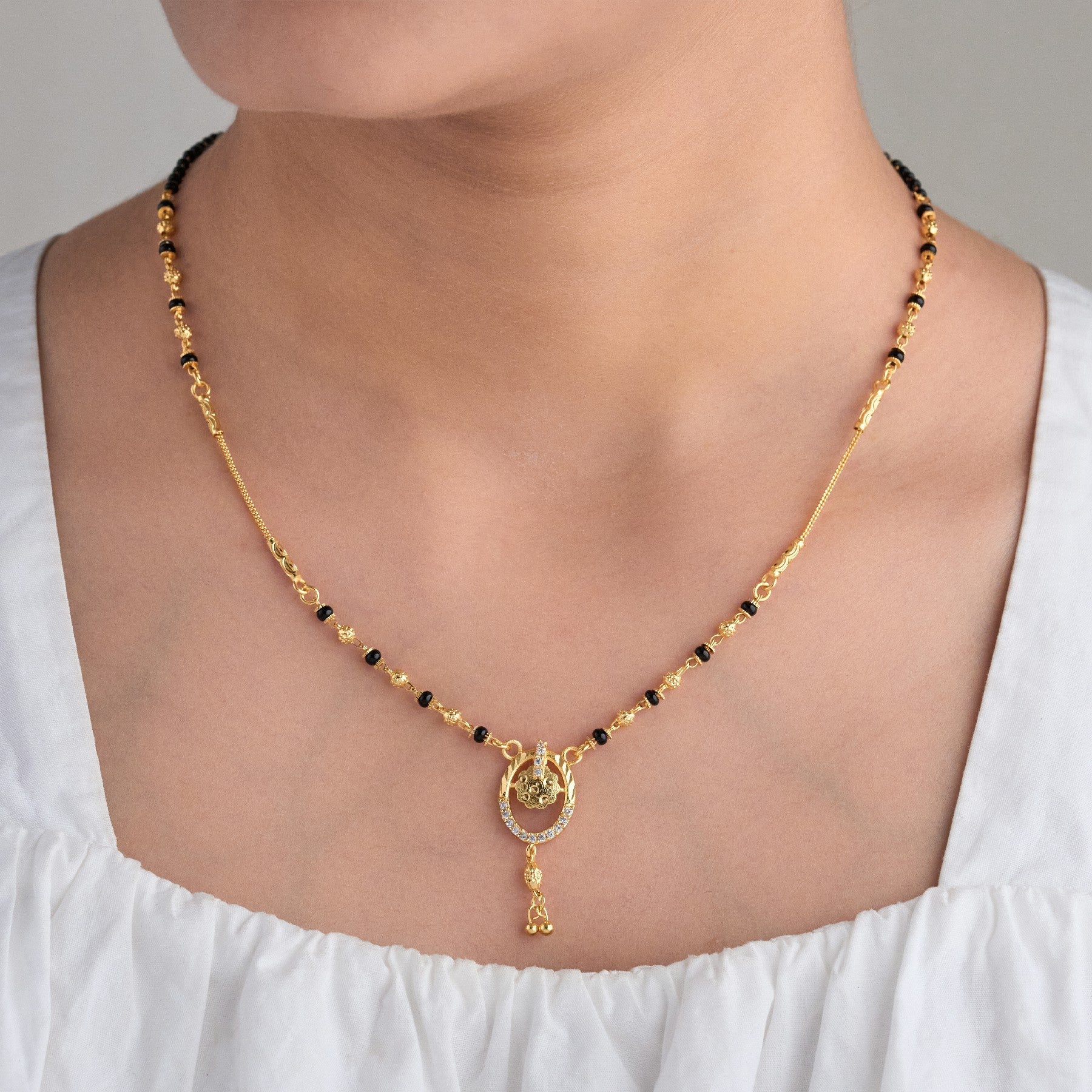 Ziora Mangalsutra - 18K Gold Plated