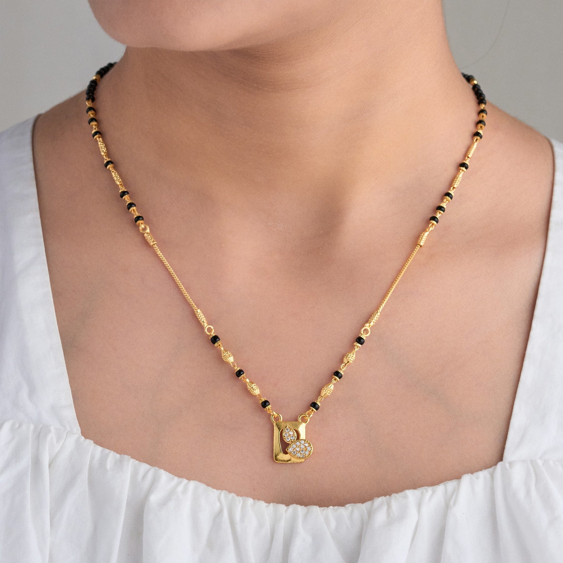 Union Gold Plated Modern Mangalsutra for Women