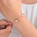 Gold Finish Round Design Balls Bangles (Set Of 2)