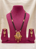 Rajwadi Royal Pushpa Elegance Set (Pendant & Earrings)