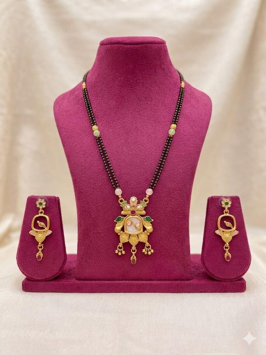 Artistic Jaypore Gold Plated Mangalsutra