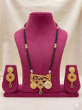 Rajwadi SuryaVanshi Heritage Mangalsutra Set (Pendant & Earrings)