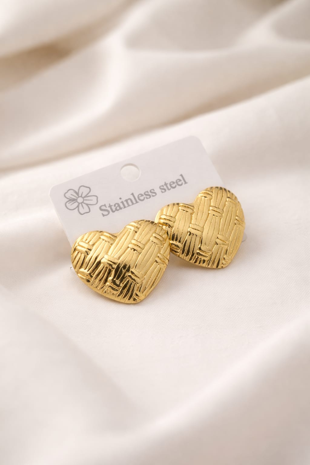 Aurora Weave Luxe Gold Statement Earrings