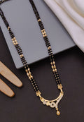 Traditional South Mangalsutra for Women | Gold Plated American Diamond Pendant