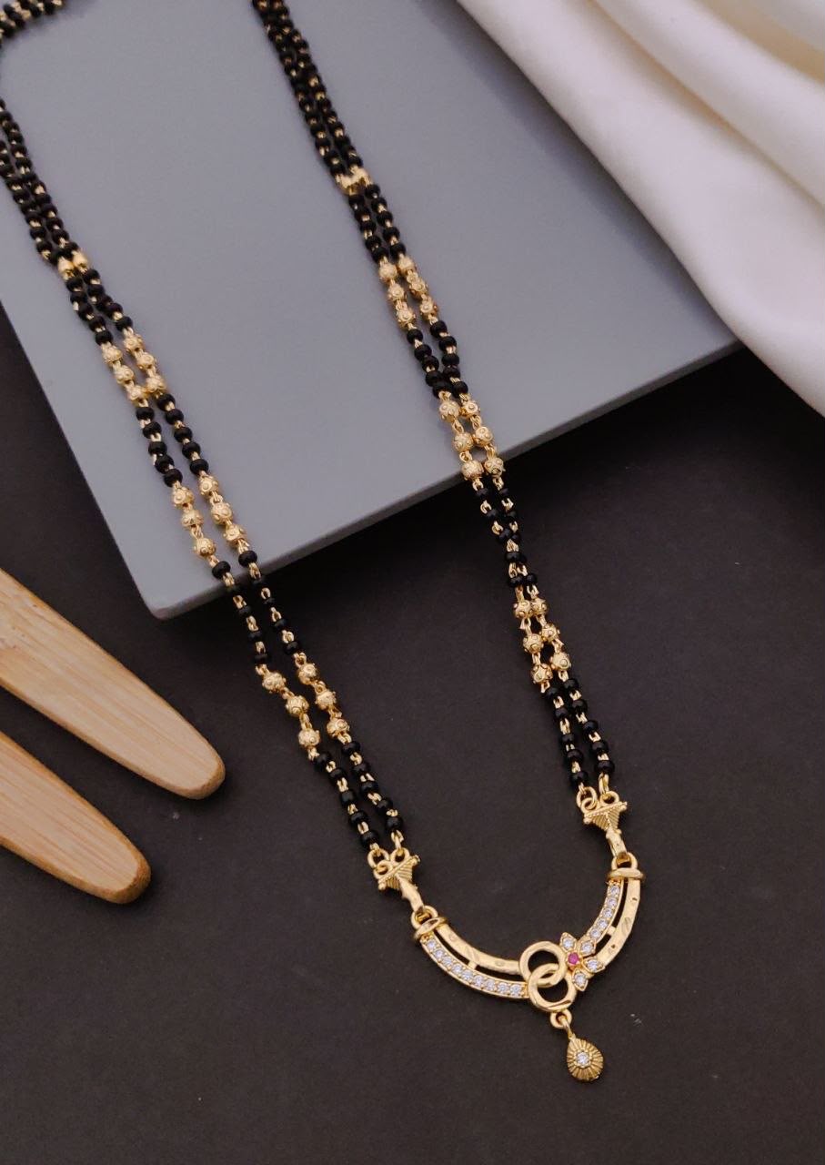 Premium Acrylic Mangalsutra for Women | Traditional South Style Necklace