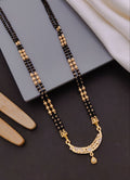 Minimal South Indian Mangalsutra for Women | Brass Gold Plated Pendant Necklace