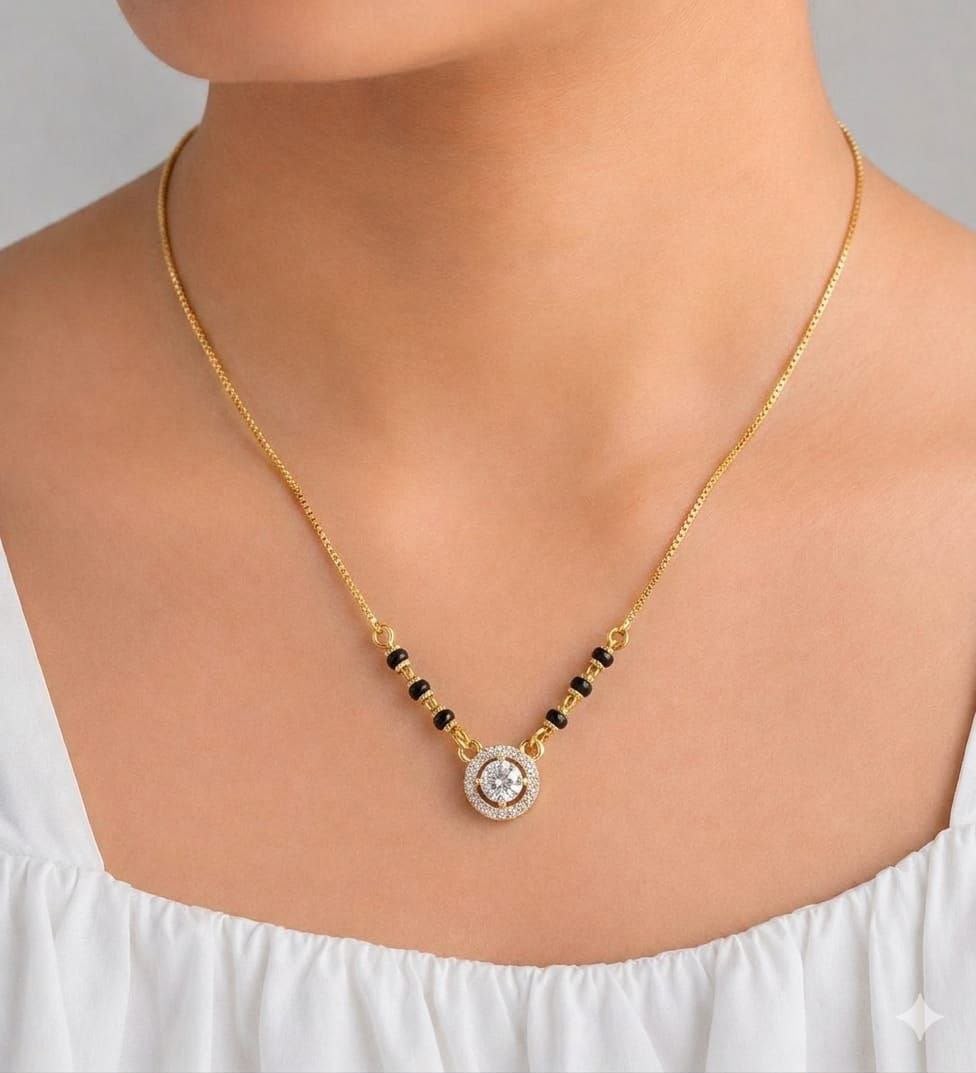 Premium Minimal Mangalsutra Necklace for Women