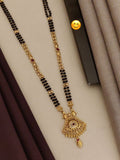 American Diamond Gold Plated Mala Set | Designer South Indian Necklace